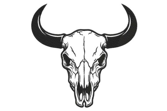 Bull Skull Embroidery Design Review for Sellers