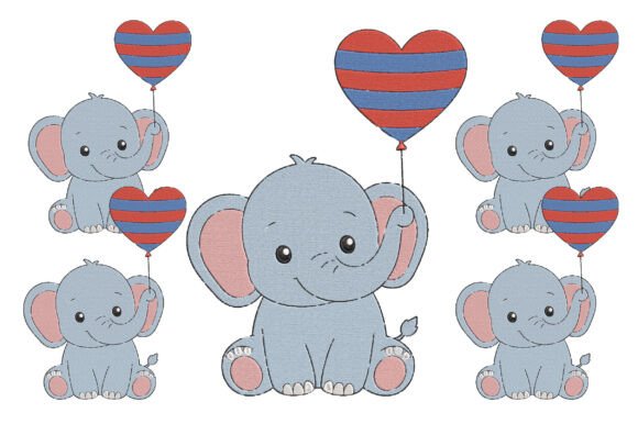 Evaluating the Elephant Heart Balloon Embroidery Design