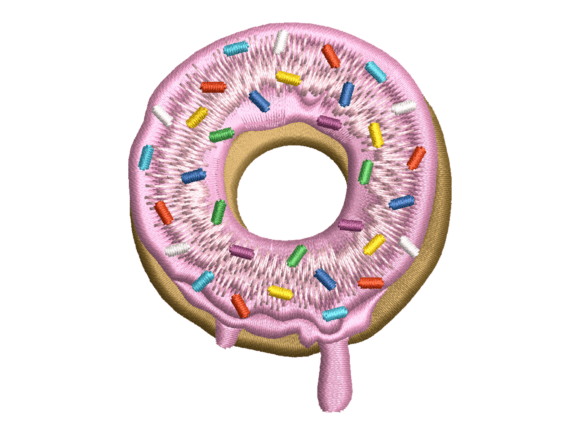 Pink Donut Dessert Embroidery Review for Sellers