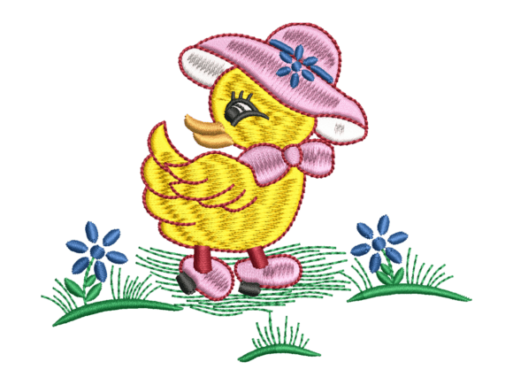 Spring Hat Chick Embroidery Design Review